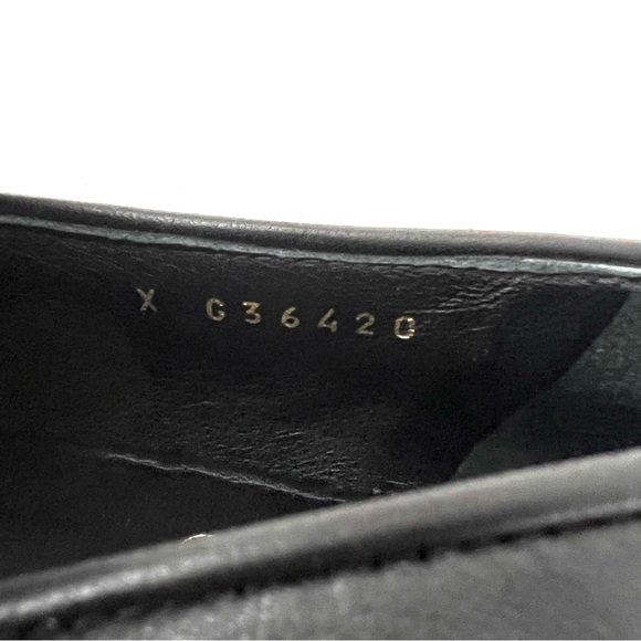 CHANEL | Black Lambskin Chain Loafers Leather Flats Gold CC Logo EU 38 - Picture 13 of 16